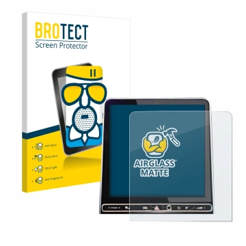 Vorderseite einer Produktverpackung mit dem Markenlogo BROTECT. Daneben ist das Gerät Mercedes-Benz GLC X254 GPS Navigation 20