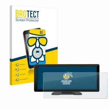 Vorderseite einer Produktverpackung mit dem Markenlogo BROTECT. Daneben ist das Gerät Carpuride W103 10.3