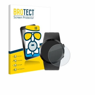 Vorderseite einer Produktverpackung mit dem Markenlogo BROTECT. Daneben ist das Gerät Shot Scope X5 mit dem zugehörigen Displa