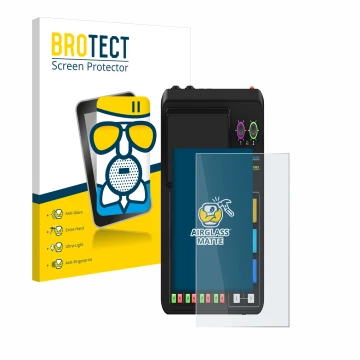 Vorderseite einer Produktverpackung mit dem Markenlogo BROTECT. Daneben ist das Gerät Rode Rodecaster Duo mit dem zugehörigen 