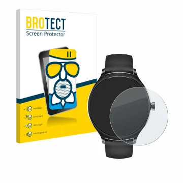 Vorderseite einer Produktverpackung mit dem Markenlogo BROTECT. Daneben ist das Gerät Pireware Harmony 4 mit dem zugehörigen D
