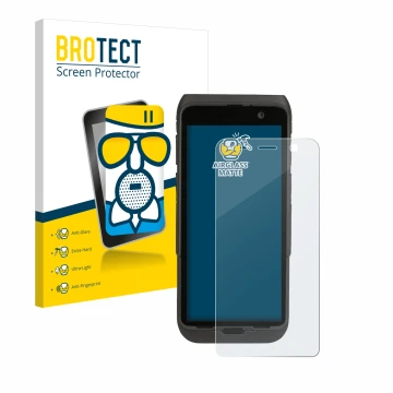 Vorderseite einer Produktverpackung mit dem Markenlogo BROTECT. Daneben ist das Gerät Honeywell CT47 mit dem zugehörigen Displ