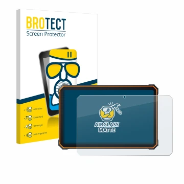 Vorderseite einer Produktverpackung mit dem Markenlogo BROTECT. Daneben ist das Gerät Blackview Active 8 Pro 10.36