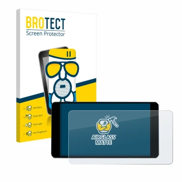 Vorderseite einer Produktverpackung mit dem Markenlogo BROTECT. Daneben ist das Gerät Zontes 350D mit dem zugehörigen Displays