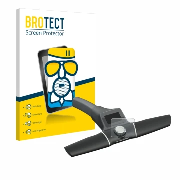Vorderseite einer Produktverpackung mit dem Markenlogo BROTECT. Daneben ist das Gerät Motocaddy S1 Electric Trolley (2022) mit