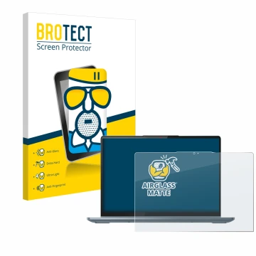 Vorderseite einer Produktverpackung mit dem Markenlogo BROTECT. Daneben ist das Gerät Lenovo IdeaPad Flex 5 14