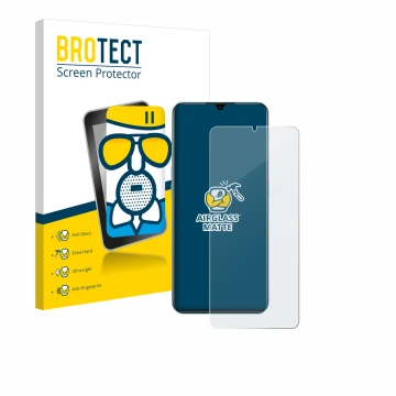 Vorderseite einer Produktverpackung mit dem Markenlogo BROTECT. Daneben ist das Gerät Oppo A78 5G mit dem zugehörigen Displays