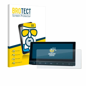 Vorderseite einer Produktverpackung mit dem Markenlogo BROTECT. Daneben ist das Gerät MG 5 IPS-HD 10.25