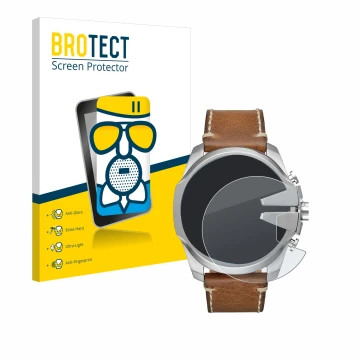 Vorderseite einer Produktverpackung mit dem Markenlogo BROTECT. Daneben ist das Gerät Diesel Mega Chief mit dem zugehörigen Di