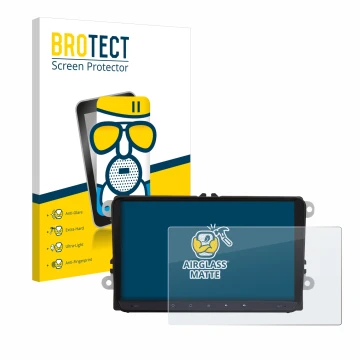 Vorderseite einer Produktverpackung mit dem Markenlogo BROTECT. Daneben ist das Gerät JF-Sound JF-039W6-X9C mit dem zugehörige