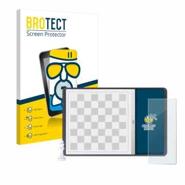 Vorderseite einer Produktverpackung mit dem Markenlogo BROTECT. Daneben ist das Gerät Chessnut Evo mit dem zugehörigen Display