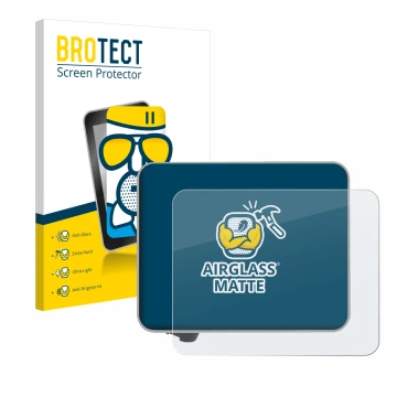 Vorderseite einer Produktverpackung mit dem Markenlogo BROTECT. Daneben ist das Gerät Bambu Lab A1 3D Printer mit dem zugehöri