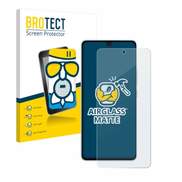 Vorderseite einer Produktverpackung mit dem Markenlogo BROTECT. Daneben ist das Gerät Vivo iQOO Neo 9 Pro mit dem zugehörigen 