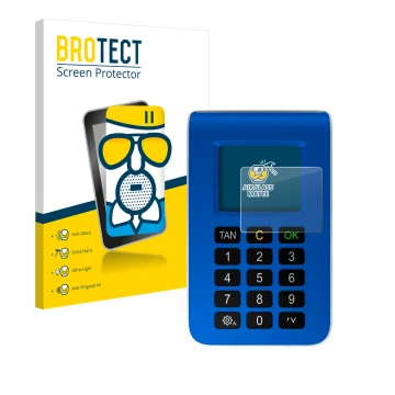 Vorderseite einer Produktverpackung mit dem Markenlogo BROTECT. Daneben ist das Gerät REINER SCT tanJack photo QR mit dem zuge