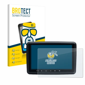 Vorderseite einer Produktverpackung mit dem Markenlogo BROTECT. Daneben ist das Gerät Idmedia 8