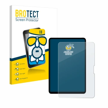 Vorderseite einer Produktverpackung mit dem Markenlogo BROTECT. Daneben ist das Gerät Apple iPad Pro 13