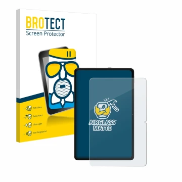 Vorderseite einer Produktverpackung mit dem Markenlogo BROTECT. Daneben ist das Gerät Xiaomi Redmi Pad Pro mit dem zugehörigen