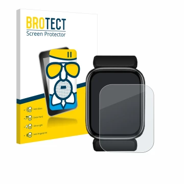 Vorderseite einer Produktverpackung mit dem Markenlogo BROTECT. Daneben ist das Gerät YHE BP Doctor Fit mit dem zugehörigen Di