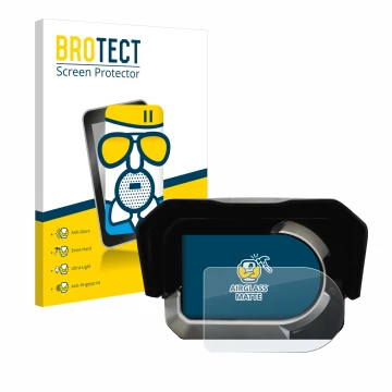 Vorderseite einer Produktverpackung mit dem Markenlogo BROTECT. Daneben ist das Gerät Kymco CV3 mit dem zugehörigen Displaysch