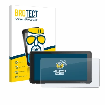 Vorderseite einer Produktverpackung mit dem Markenlogo BROTECT. Daneben ist das Gerät Interphone Sync55 mit dem zugehörigen Di