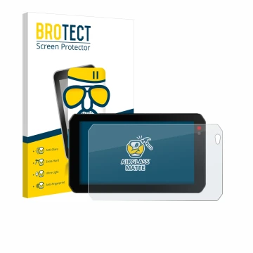 Vorderseite einer Produktverpackung mit dem Markenlogo BROTECT. Daneben ist das Gerät Chigee AIO-5 Lite mit dem zugehörigen Di