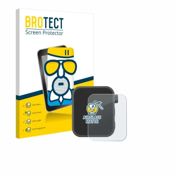 Vorderseite einer Produktverpackung mit dem Markenlogo BROTECT. Daneben ist das Gerät Godox X3 mit dem zugehörigen Displayschu