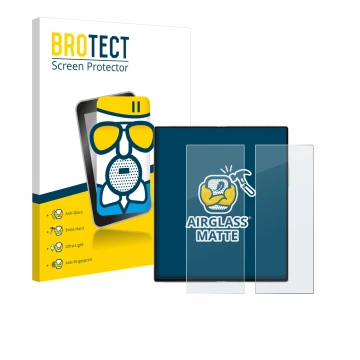 Vorderseite einer Produktverpackung mit dem Markenlogo BROTECT. Daneben ist das Gerät Samsung Galaxy Z Fold 6 5G (Inneres Disp