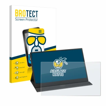 Vorderseite einer Produktverpackung mit dem Markenlogo BROTECT. Daneben ist das Gerät Yodoit PTM15 15.6