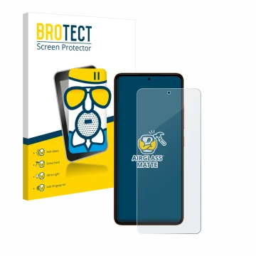 Vorderseite einer Produktverpackung mit dem Markenlogo BROTECT. Daneben ist das Gerät HMD Pulse mit dem zugehörigen Displaysch