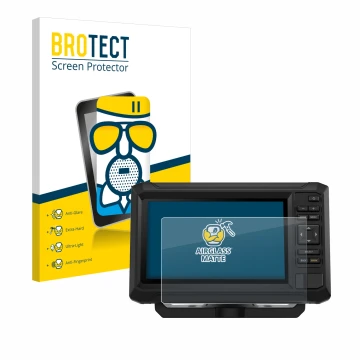 Vorderseite einer Produktverpackung mit dem Markenlogo BROTECT. Daneben ist das Gerät Garmin ECHOMAP UHD2 7