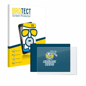Vorderseite einer Produktverpackung mit dem Markenlogo BROTECT. Daneben ist das Gerät G-STORY 10.1