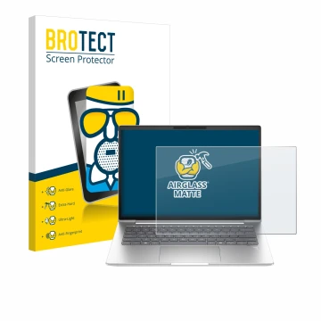 Vorderseite einer Produktverpackung mit dem Markenlogo BROTECT. Daneben ist das Gerät HP ProBook 440 G11 mit dem zugehörigen D