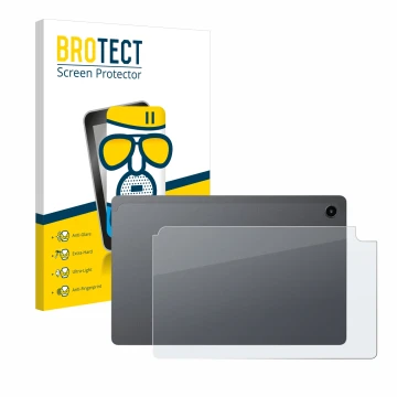 Vorderseite einer Produktverpackung mit dem Markenlogo BROTECT. Daneben ist das Gerät Alldocube iPlay 60 Mini Pro (Rückseite) 