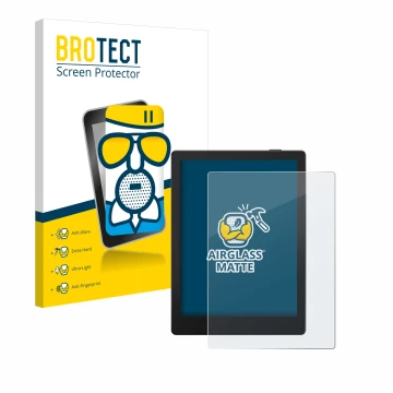 Vorderseite einer Produktverpackung mit dem Markenlogo BROTECT. Daneben ist das Gerät Boox Go 6 mit dem zugehörigen Displaysch