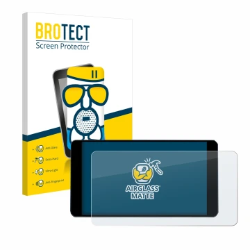 Vorderseite einer Produktverpackung mit dem Markenlogo BROTECT. Daneben ist das Gerät Zontes 350E mit dem zugehörigen Displays