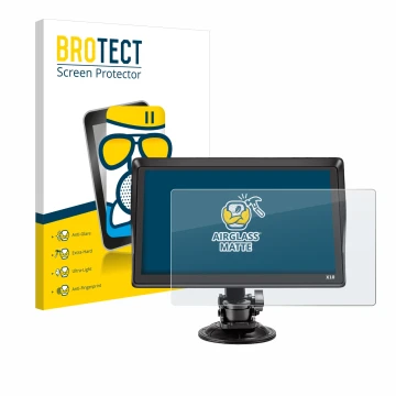 Vorderseite einer Produktverpackung mit dem Markenlogo BROTECT. Daneben ist das Gerät Xgody X10 9