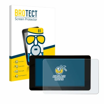 Vorderseite einer Produktverpackung mit dem Markenlogo BROTECT. Daneben ist das Gerät Raspberry Pi Touchscreen 2 (7