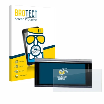 Vorderseite einer Produktverpackung mit dem Markenlogo BROTECT. Daneben ist das Gerät Audi Q3 Sportback 35 TFSI Infotainment S