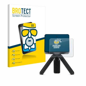 Vorderseite einer Produktverpackung mit dem Markenlogo BROTECT. Daneben ist das Gerät Garmin Approach R10 mit dem zugehörigen 