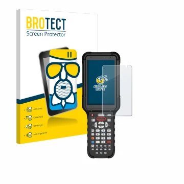 Vorderseite einer Produktverpackung mit dem Markenlogo BROTECT. Daneben ist das Gerät Honeywell CK67 mit dem zugehörigen Displ