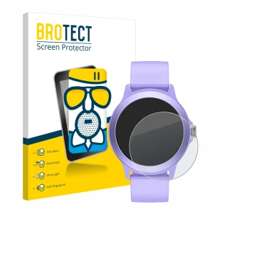Vorderseite einer Produktverpackung mit dem Markenlogo BROTECT. Daneben ist das Gerät SPC Smartee Duo Vivo 1.27