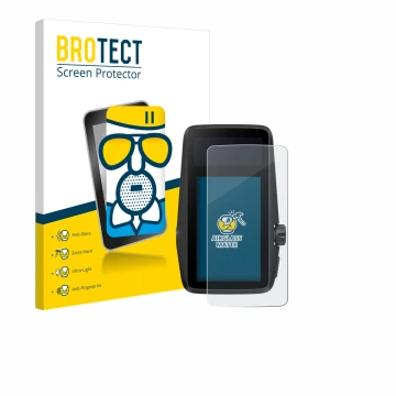 Vorderseite einer Produktverpackung mit dem Markenlogo BROTECT. Daneben ist das Gerät Coros Dura mit dem zugehörigen Displaysc