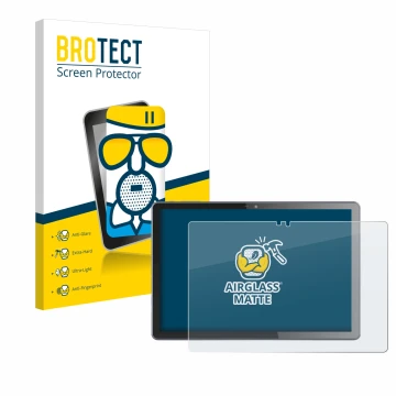 Vorderseite einer Produktverpackung mit dem Markenlogo BROTECT. Daneben ist das Gerät VALE V10E-LTE mit dem zugehörigen Displa