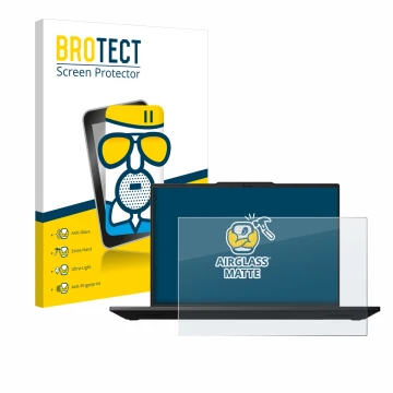 Vorderseite einer Produktverpackung mit dem Markenlogo BROTECT. Daneben ist das Gerät Lenovo ThinkPad P14s Gen 5 14.5