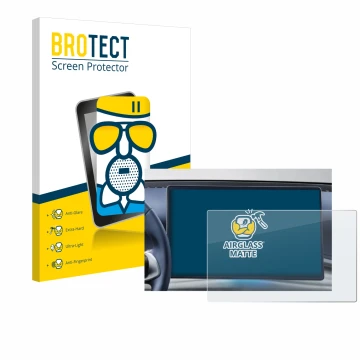 Vorderseite einer Produktverpackung mit dem Markenlogo BROTECT. Daneben ist das Gerät BYD Atto 3 Design 16