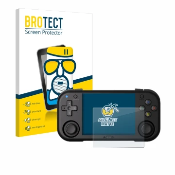 Vorderseite einer Produktverpackung mit dem Markenlogo BROTECT. Daneben ist das Gerät Magicx Mini Zero 28 mit dem zugehörigen 