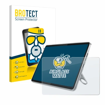 Vorderseite einer Produktverpackung mit dem Markenlogo BROTECT. Daneben ist das Gerät Lenovo Tab 10.1