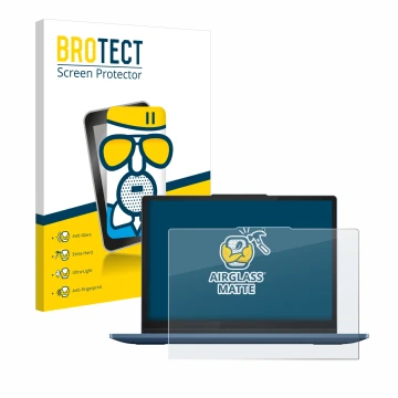 Vorderseite einer Produktverpackung mit dem Markenlogo BROTECT. Daneben ist das Gerät Lenovo IdeaPad Flex 3i Chromebook 12