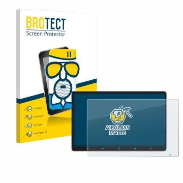 Vorderseite einer Produktverpackung mit dem Markenlogo BROTECT. Daneben ist das Gerät Joying Car Radio 11.6