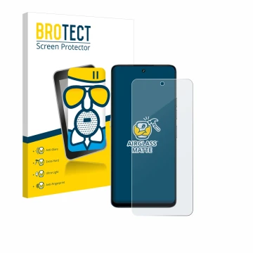 Vorderseite einer Produktverpackung mit dem Markenlogo BROTECT. Daneben ist das Gerät Umidigi Note 100 5G mit dem zugehörigen 
